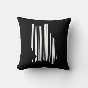 OWL BAR CODE Vogel Barcode Avian Ontwerp Patroon Kussen