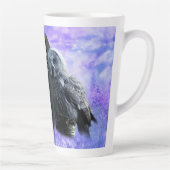 Owl Barn Shed Latte Mok (Rechts)