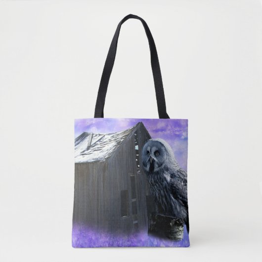 Owl Barn Shed Tote Bag (Voorkant)