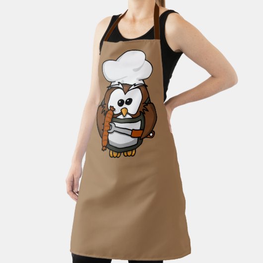 Owl BBQ Chef Schort (Insitu)