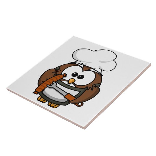 Owl BBQ Tegeltje (Zijkant)