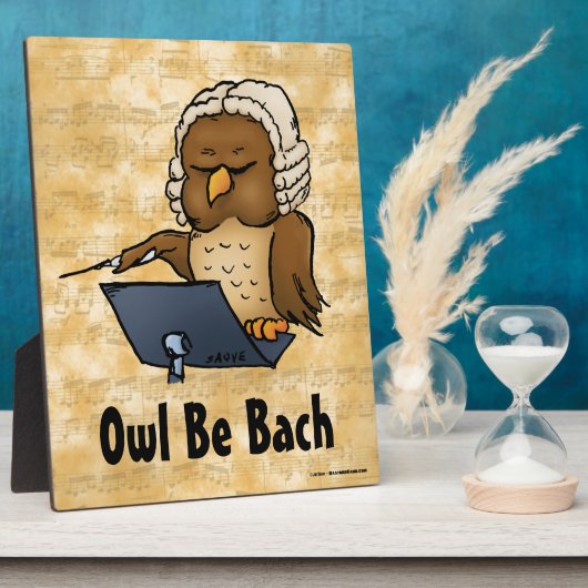 Owl be Bach Fotoplaat (Zijkant)