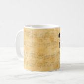 Owl be Bach Funny Owl Cartoon Koffiemok (Voorkant links)