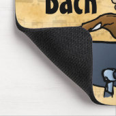 Owl be Bach Funny Owl Cartoon Muismat (Hoek)