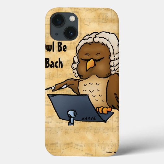Owl be Bach iPad Case (Achterkant)