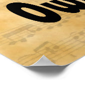 Owl be Bach Music Poster (Hoek)