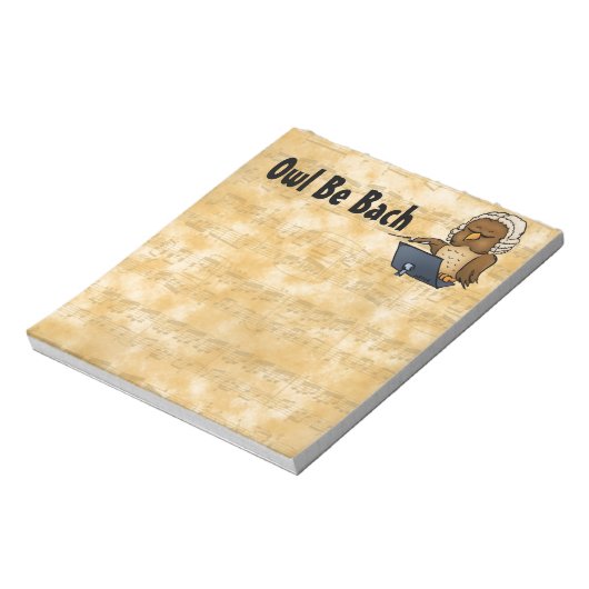 Owl be Bach Notitieblok (Linkerzijde)