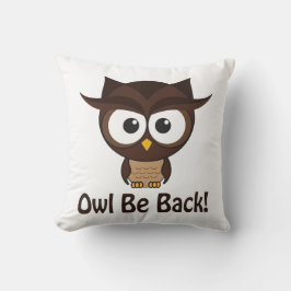 Owl be back kussen