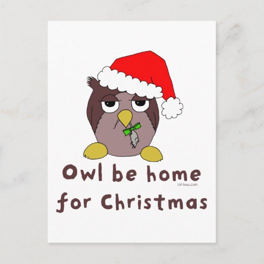 Owl BE Home Briefkaart (Voorkant)