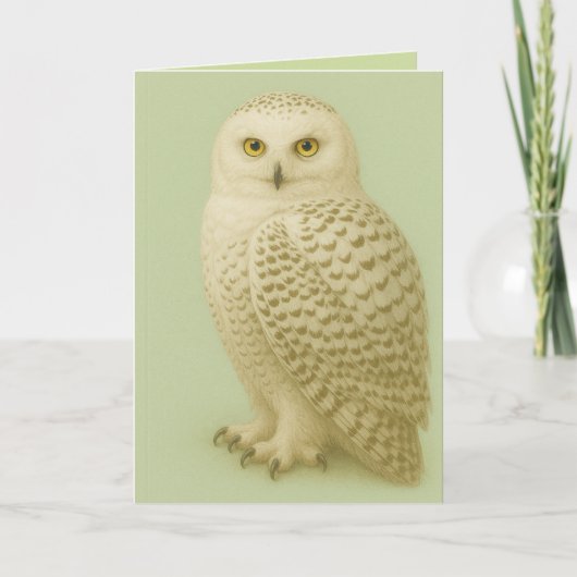 "Owl be missing you" card. Kaart (Voorkant)