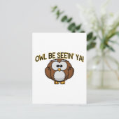 Owl Be Seein' Ya Briefkaart (Staand voorkant)
