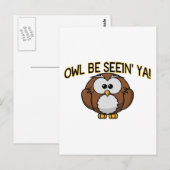 Owl Be Seein' Ya Briefkaart (Voorkant / Achterkant)