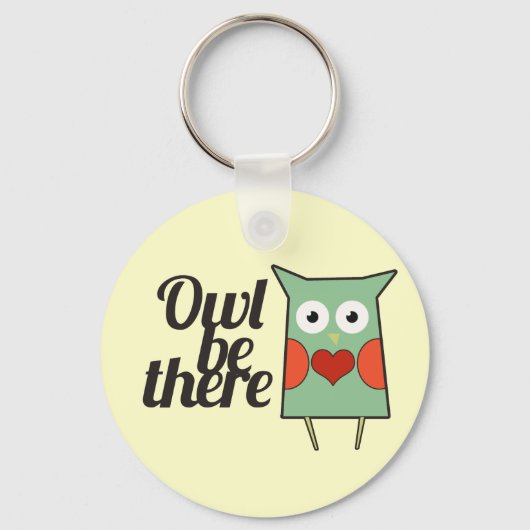 Owl be Ther Sleutelhanger (Voorkant)