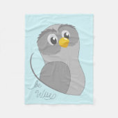Owl-Be Wise Fleece Blanket Deken (Voorkant)