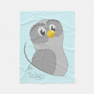 Owl-Be Wise Fleece Blanket Deken