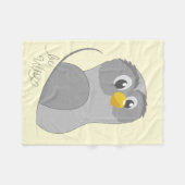 Owl-Be Wise Fleece Blanket Deken (Voorkant (Horizontaal))