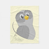 Owl-Be Wise Fleece Blanket Deken (Voorkant)