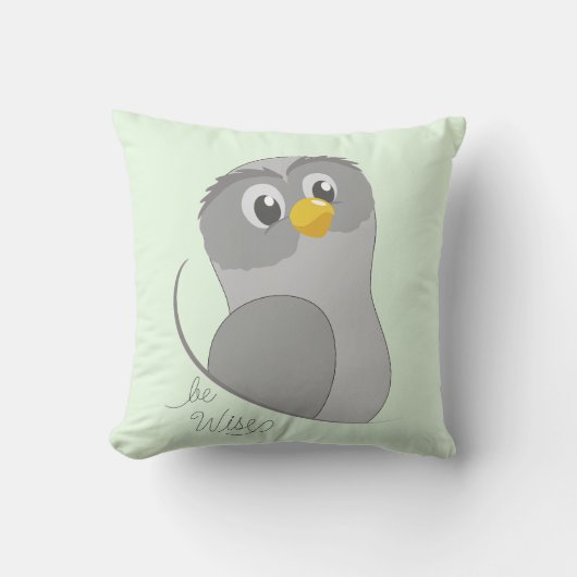 Owl-Be Wise Kussen (Voorkant)
