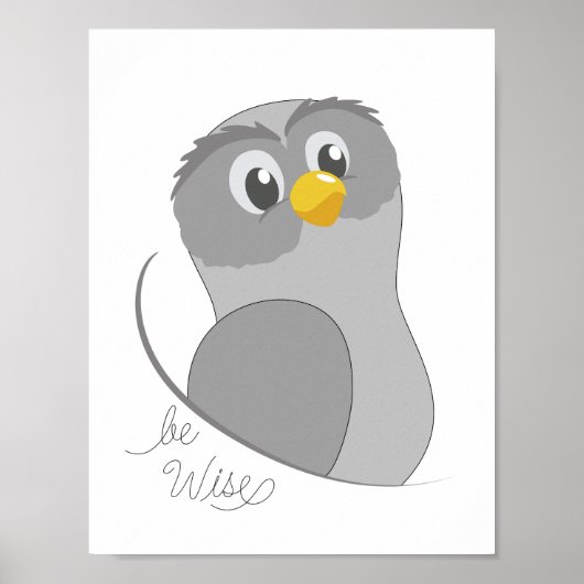 Owl - BE Wise Poster (Voorkant)