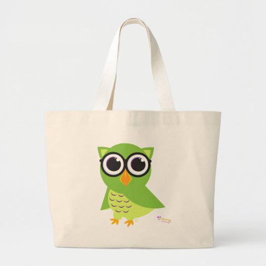 Owl Beach Bag Grote Tote Bag (Voorkant)