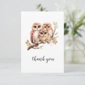 Owl Bedankt voor je creditcard (Staand voorkant)