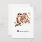 Owl Bedankt voor je creditcard (Voorkant / Achterkant)