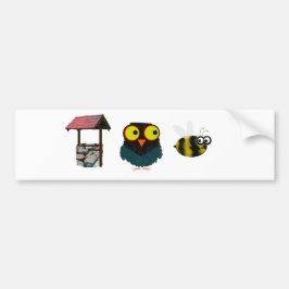 Owl bee - Bad Puns Bumpersticker