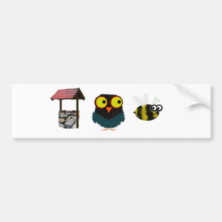 Owl bee - Bad Puns Bumpersticker