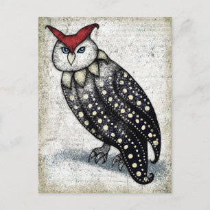 Owl bij Briefkaart Afstuderen