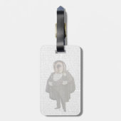 Owl bij de opera bagagelabel (Achterkant verticaal)