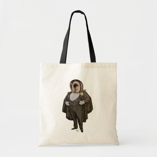 Owl bij de opera tote bag (Voorkant)