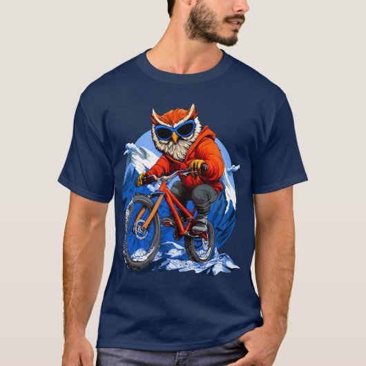 Owl Bike T-shirt (Voorkant)