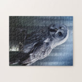 Owl Bird Animal Woodland Forest Natuur Legpuzzel (Horizontaal)