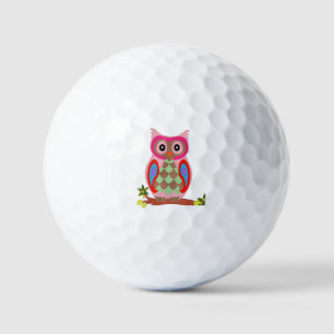 Owl Bird Art Golfballen