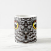 Owl Bird Eyes Coffee Mok, Cup Koffiemok (Center)