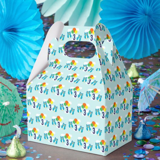 Owl Birthday Bedankdoosjes (Feest)