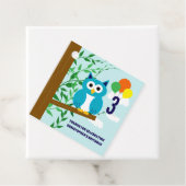 Owl Birthday Bedankjes Labels (In situ)