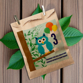 Owl Birthday Bedankzakje