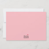 Owl Birthday Invitation Kaart (Achterkant)