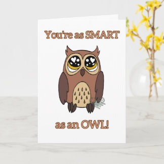 Owl Birthday Kaart