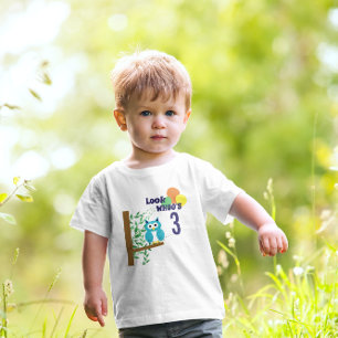 Owl Birthday Kinder Shirts