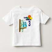 Owl Birthday Kinder Shirts (Voorkant)