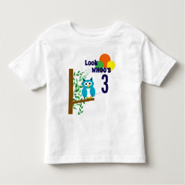 Owl Birthday Kinder Shirts