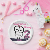 Owl Birthday Paper Bord (Feest)