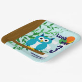 Owl Birthday Papieren Bordje (Gebogen)