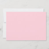 Owl Birthday Party Baby Shower Invitations Kaart (Achterkant)