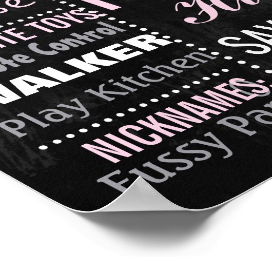 Owl Birthday Party chalkboard sign poster (Hoek)