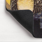 Owl Black Cat Full Moon Tree Naight Muismat (Hoek)