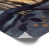 Owl Black Cat Full Moon Tree Naight Poster (Hoek)