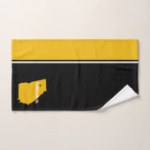 Owl Black en Gold Bad Handdoek (Handdoek)